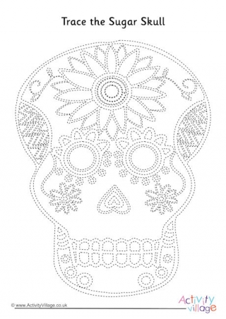 Sugar Skull Tracing Page 7