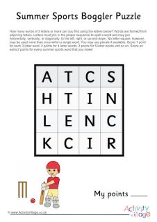 summer puzzles