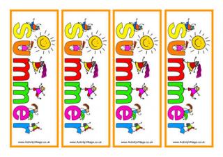 Summer Fun Bookmarks