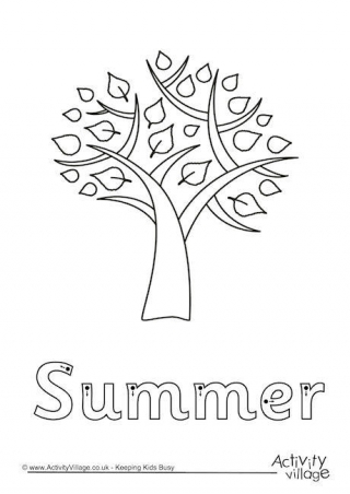 Summer Finger Tracing 2