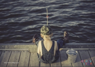 Summer Fishing Poster