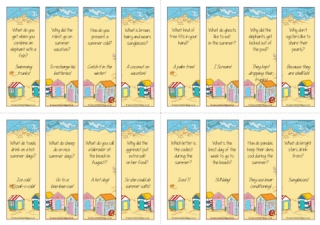 Summer Jokes Bookmarks