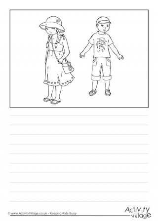 Summer Kids Story Paper