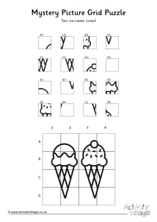Summer Mystery Picture Puzzles