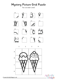 Summer Mystery Picture Puzzles