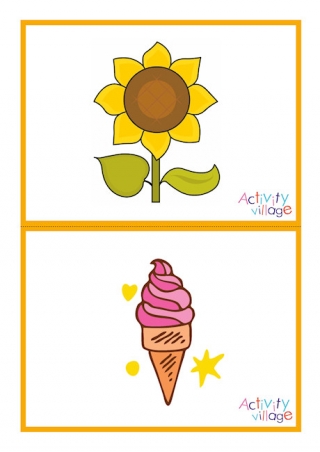 Summer Picture Flashcards