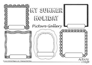 Summer Picture Gallery Printables