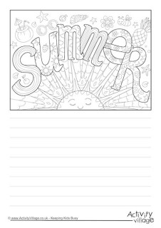 Summer Story Paper
