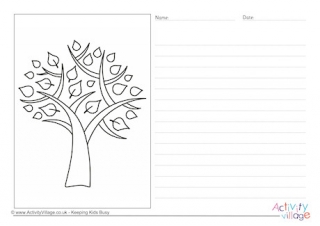 Summer Tree Story Paper