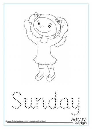 Sunday Word Tracing