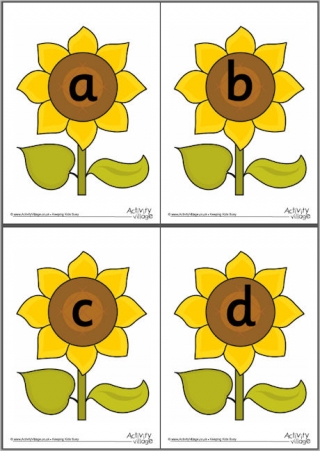 Sunflower Alphabet