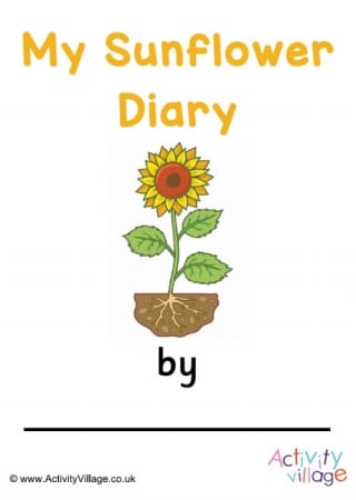 Sunflower Life Cycle Diary Booklet