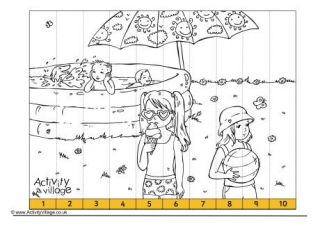 Sunny Day Counting Jigsaw