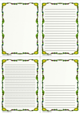 Sunny Garden Writing Frame