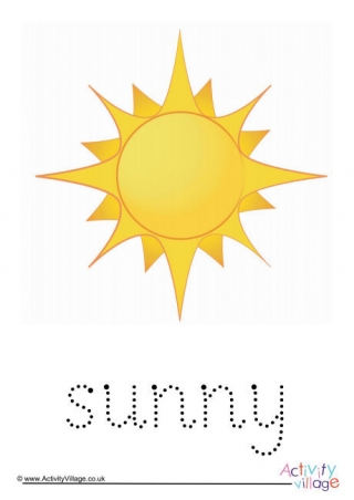 Sunny Word Tracing