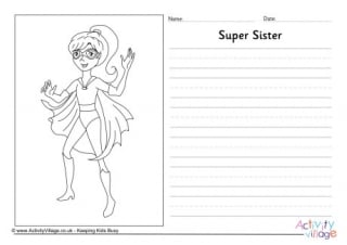 Super Sister Story Paper