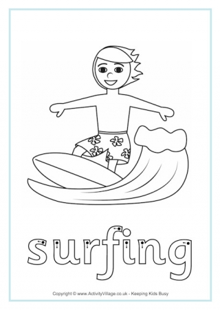 Surfing Finger Tracing