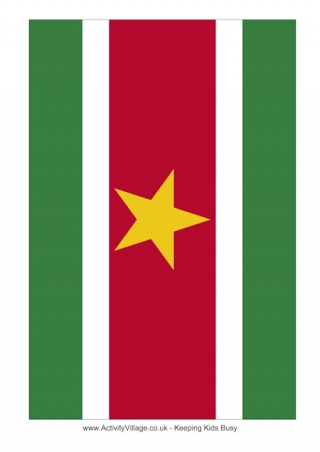 Suriname Flag Printable
