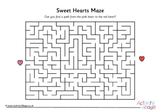 Sweet Hearts Maze 2