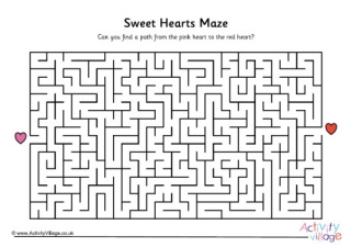 Sweet Hearts Maze 4