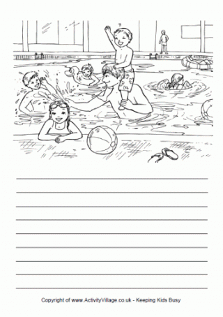 Swimming Pool Story Paper