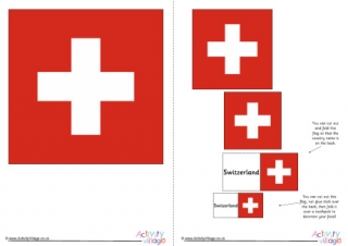 Switzerland Flag Printable