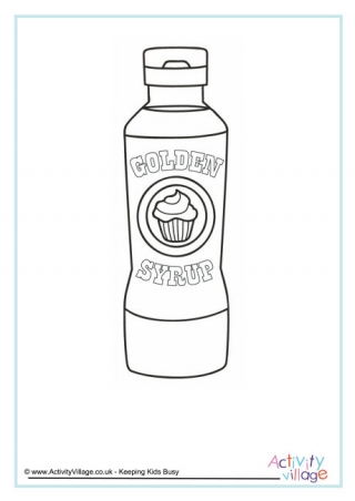 Syrup Colouring Page