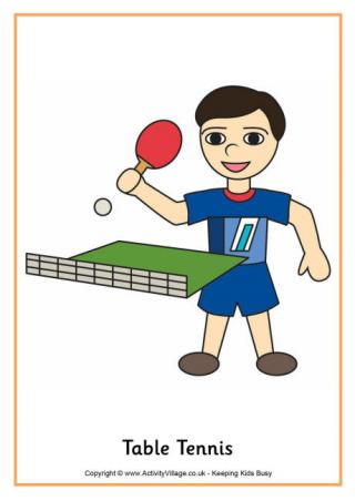 Table Tennis Poster