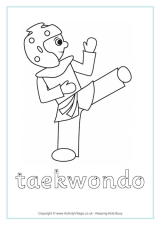 Taekwondo Finger Tracing