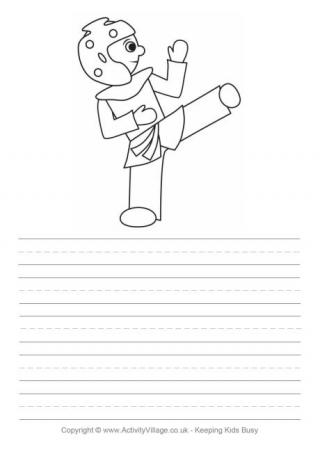 Taekwondo Story Paper 