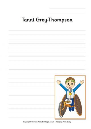 Tanni Grey-Thompson Writing Page