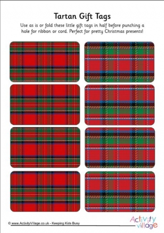 Tartan Gift Tags