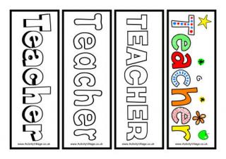 Teacher Bookmarks Printable