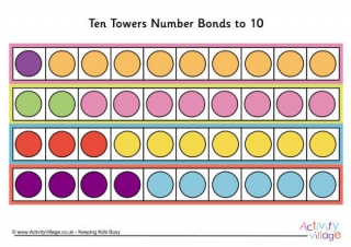 Ten Towers Number Bonds to 10