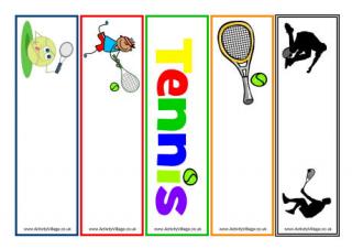 Tennis Bookmarks