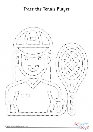 Tennis Player Tracing Page 1