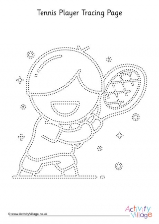 Tennis Player Tracing Page