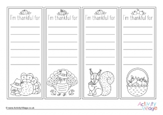 Thankful Writing Slips 2