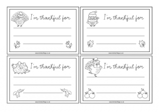 Thankful Writing Slips