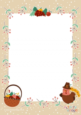 Thanksgiving Border