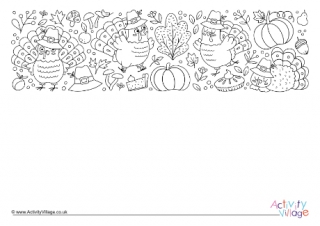 Thanksgiving Bordered Page 1