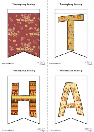 Thanksgiving Bunting
