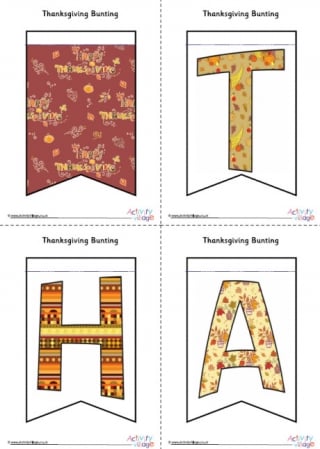 Thanksgiving Bunting
