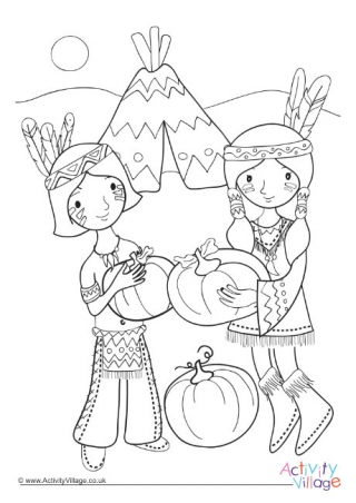 Thanksgiving Colouring Page 4