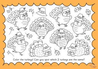 Thanksgiving Colouring Placemat 4
