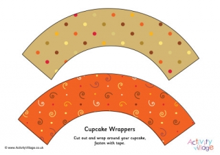 Thanksgiving Cupcake Wrappers