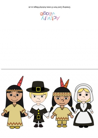 Thanksgiving Friends Card