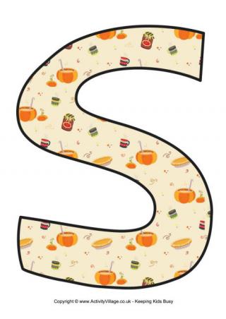 Thanksgiving Letter S