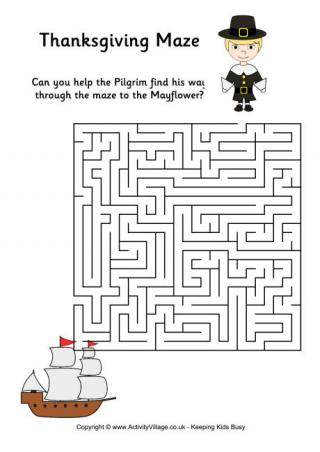 Thanksgiving Maze 3