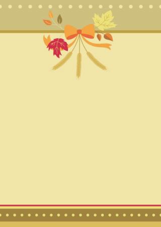 Thanksgiving Scrapbook Paper Border